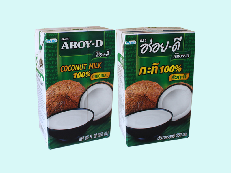 Aroy-D Kokosové mléko 250ml DMT 15.6.2022