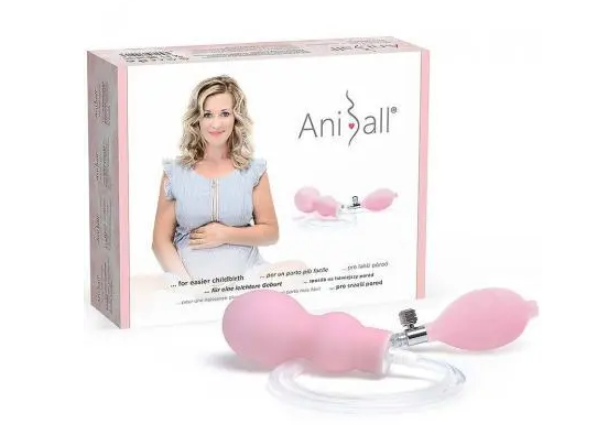 AniBall pro snažší porod světle růžová 1 ks