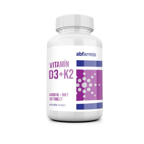 Abfarmis Vitamín D3+ K2 30 tbl.