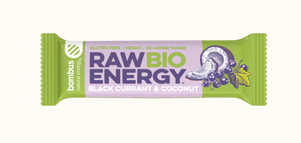 Bombus RAW Energy Black Currant & Coconut BIO 50g