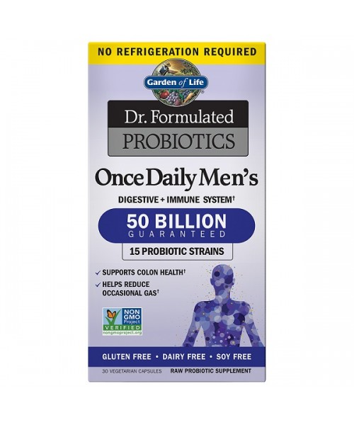 Garden of Life Dr. Formulated Probiotika pro muže 50 miliard CFU 30 kapslí