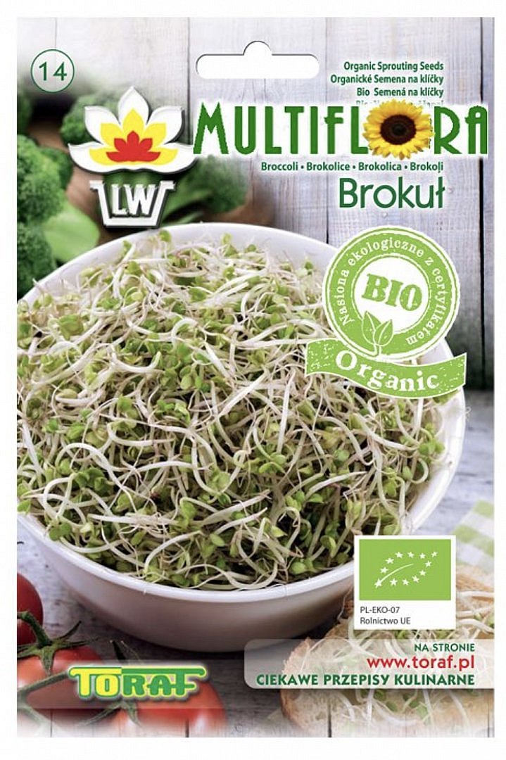 BROKOLICE – BIO semínka na klíčení 10 g