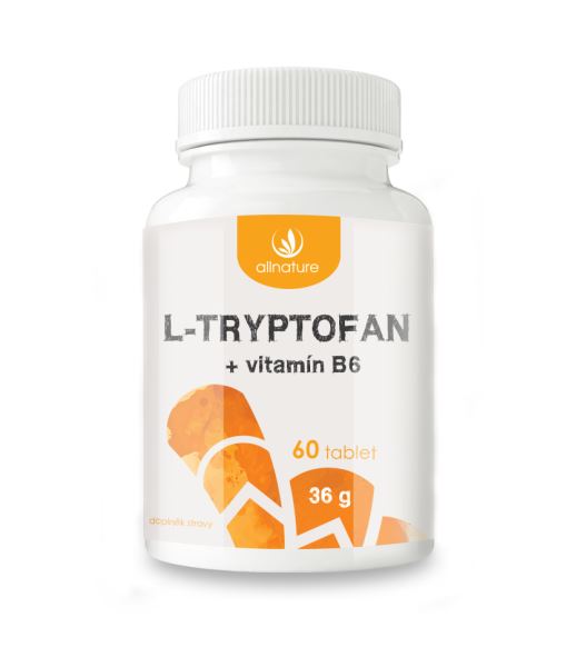Allnature L-tryptofanl s vitamínem B6 60 tablet