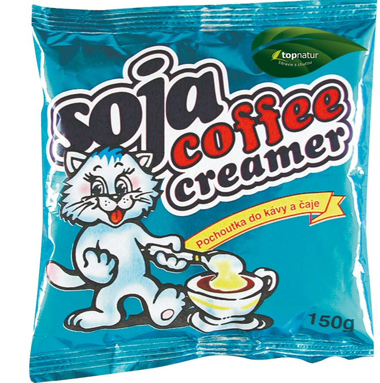 Topnatur Soja Coffee Creamer pochoutka do kávy a čaje 150 g
