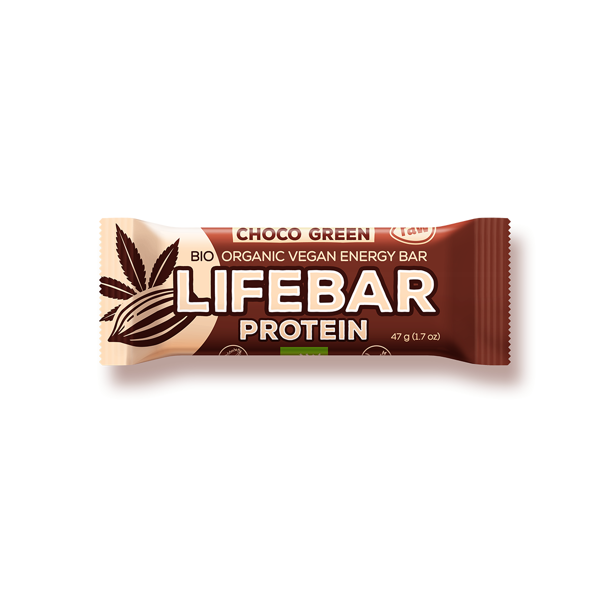 Lifefood Lifebar Protein čokoládová s konopným proteinem BIO RAW 15x47g