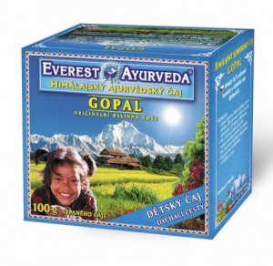 Everest Ayurveda GOPAL Dětský čaj při nachlazení 100g