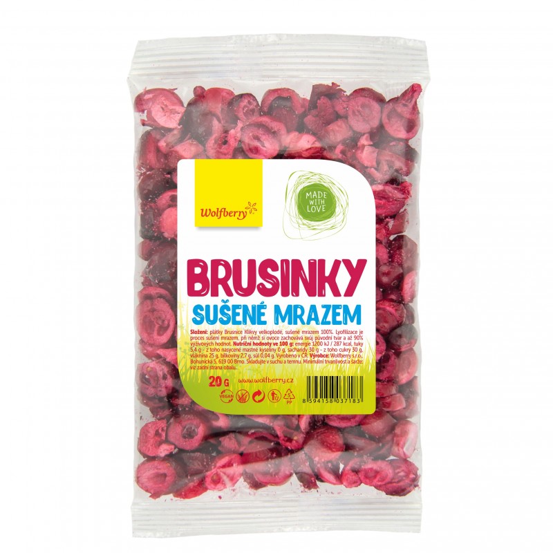 Wolfberry Brusinky sušené mrazem 20g