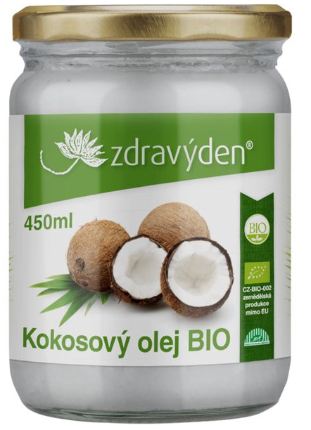 Zdravý den Kokosový olej BIO 450 ml