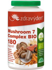 Zdravý den Mushroom 7 Complex BIO 180 kapslí
