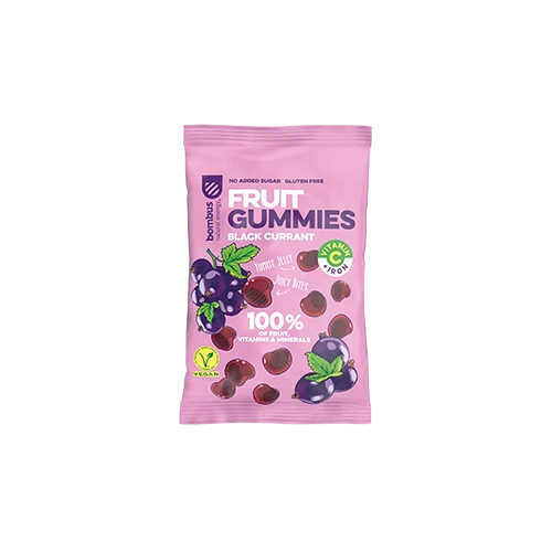 BOMBUS Black currant gummies + vitamín C 35g