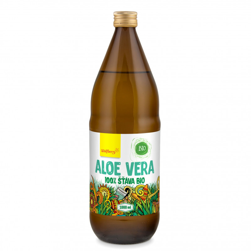 Wolfberry Aloe vera šťáva 100% BIO 1000 ml