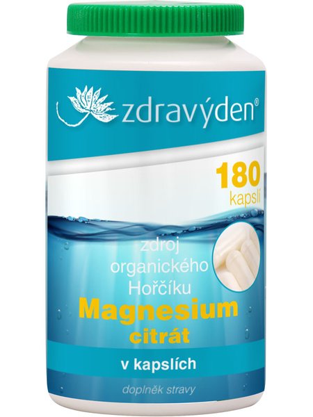 Zdravý den Magnesium citrát 180 kapslí