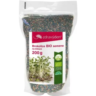Zdravý Den BIO Brokolice semena na klíčení 200 g